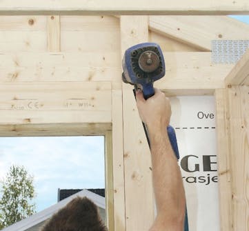 Garage byggsats: Takstolar Garage byggsats